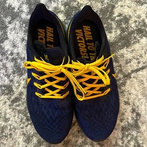 Preowned university of Michigan pegasus Nike zoom size 8.5 men’s